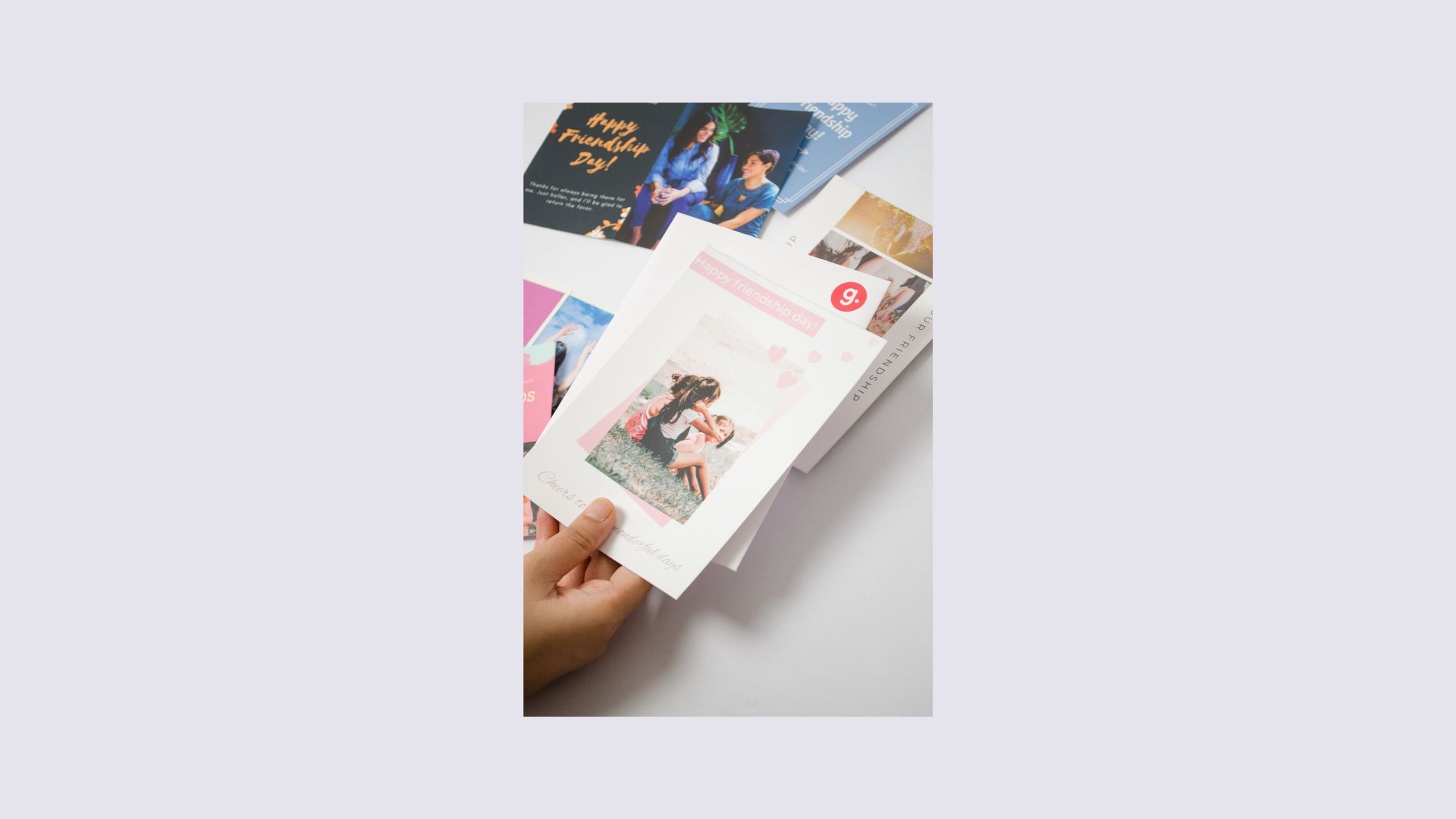 friendship photo cards from gicly